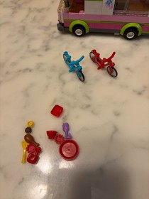 Lego Friends, 41005, High School, added 3184 and 41008, swimming pool