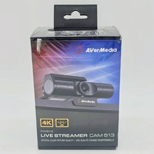   BRAND NEW  AVerMedia Live Streamer CAM 4K Ultra HD Webcam PW513 - Black