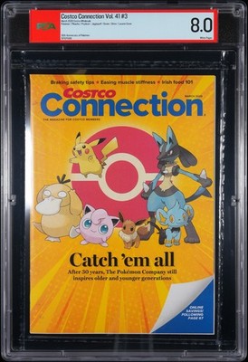 PSA March 2026 Costco Connection Pokemon 30th Anniversary Graded Magazine Slab
