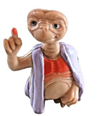 VTG 1982 E.T. Extra Terrestrial Glowing Finger PVC Figure