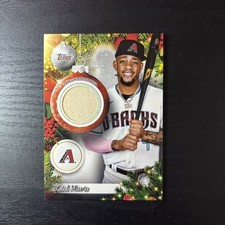 2025 Topps Holiday - Player Relic BAT - #PR-KM Ketel Marte - Diamondbacks