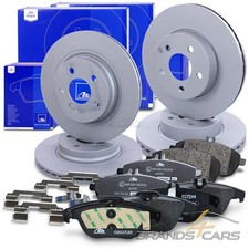 ATE BREMSSCHEIBEN +BREMSBELÄGE VORNE+HINTEN FÜR MERCEDES C-KLASSE W204 250CDI