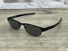 Oakley Eyeglasses 22-198 Metal Plate Matte Black Browline Metal Frame 53 18 140
