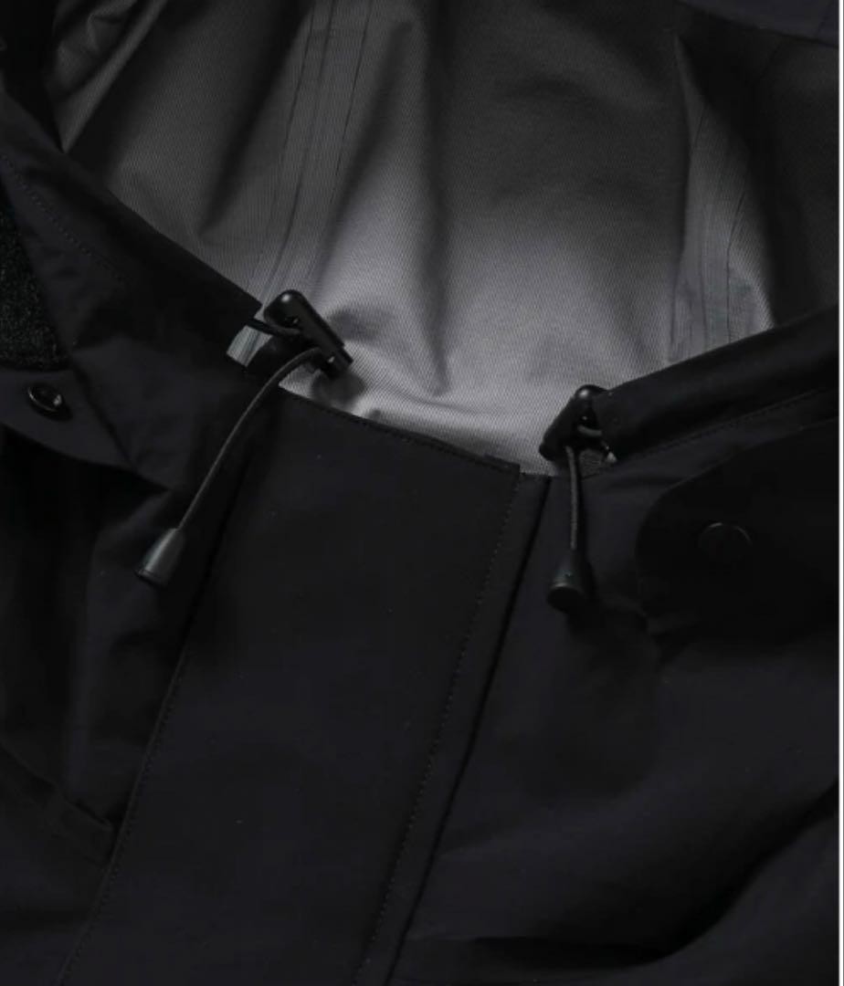 新古 HYKE ECWCS PERTEX SHELL COAT 4 BLACK Hyke ECWCS Pertex Shell Coat Black Size 4 (US Men's 34