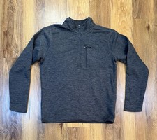 The North Face Men  s M Skyline 1/2-Zip Fleece Pullover Dark Grey Heather