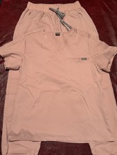 Niaahinn 1-Pocket Scrubs Set Mauve Sz Small