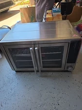 New Gourmia XL Digital Countertop Oven with Air Fry, French Doors, & Probe