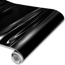 Gloss Black Vinyl Wrap 1ft X 5ft Air-release Glossy Black Car Wrap Adhesive Film Gloss Black Vinyl Wrap 1ft X 5ft Air-release Glossy Black Car Wrap Adhesive Film