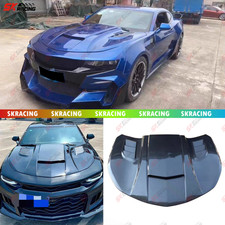 Carbon Fiber/Unpainted Front Hood Bonnet Panel Fits Chevrolet Camaro 2016-2024