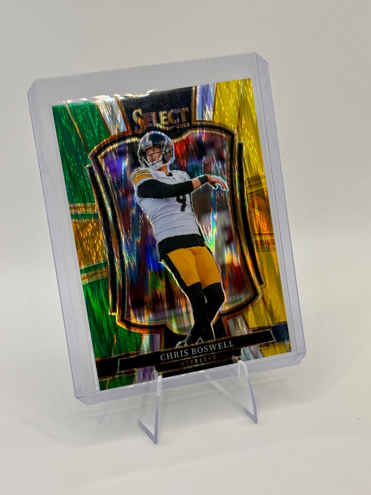 2025 Panini Select Chris Boswell [Green Yellow Prizm Shock] #151