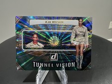 A'JA WILSON 2026 DONRUSS WNBA TUNNEL VISION Silver  Laser /99 #9 ACES