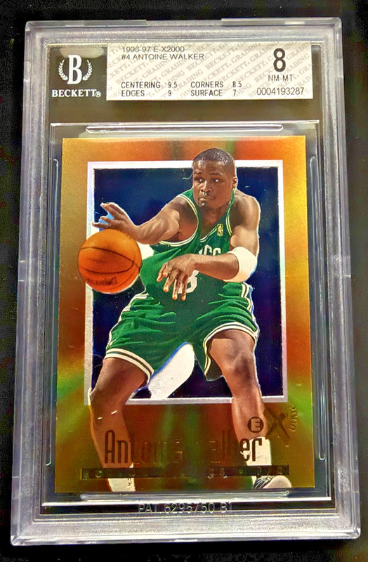 Antoine Walker 1996-97 Skybox E-X2000 #4   PSA Boston Celtics