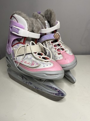 Powerslide Barbie Schlittschuhe Größe 4-7 UK Größe verstellbar