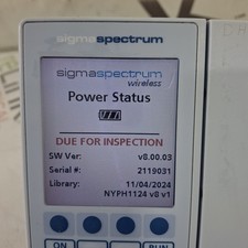 Baxter Sigma Spectrum 8.00.03 w/o Battery Infusion Pump