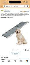 PetSafe Happy Ride Extra Long Telescoping Dog Ramp 47-87" 300lbs