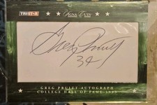2007 Tristar Greg Pruitt Authentic Autographed Signa Cut