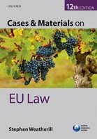 Cases & Materials On Eu Law | Stephen Weatherill | Englisch | Taschenbuch | 2016