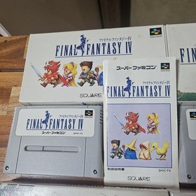 Sf4 Nintendo Super Famicom Chrono Trigger Final Fantasy IV V VI set Japan SFC