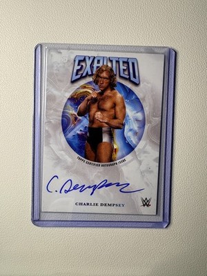 WWE Topps Exalted Autographs Charlie Dempsey #EXA-CHA