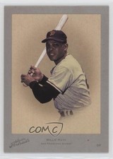 2005 Donruss Studio Portraits Estrellas White 6/10 Willie Mays #SP-24 HOF 0l2