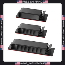 Cable Management Clips 20Pcs Self Adhesive Wire Organizers for Desk TV PC