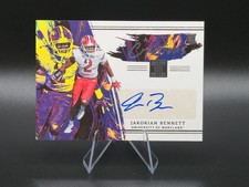 2023 Panini Impeccable Canvas Creations Autographs #41 Jakorian Bennett
