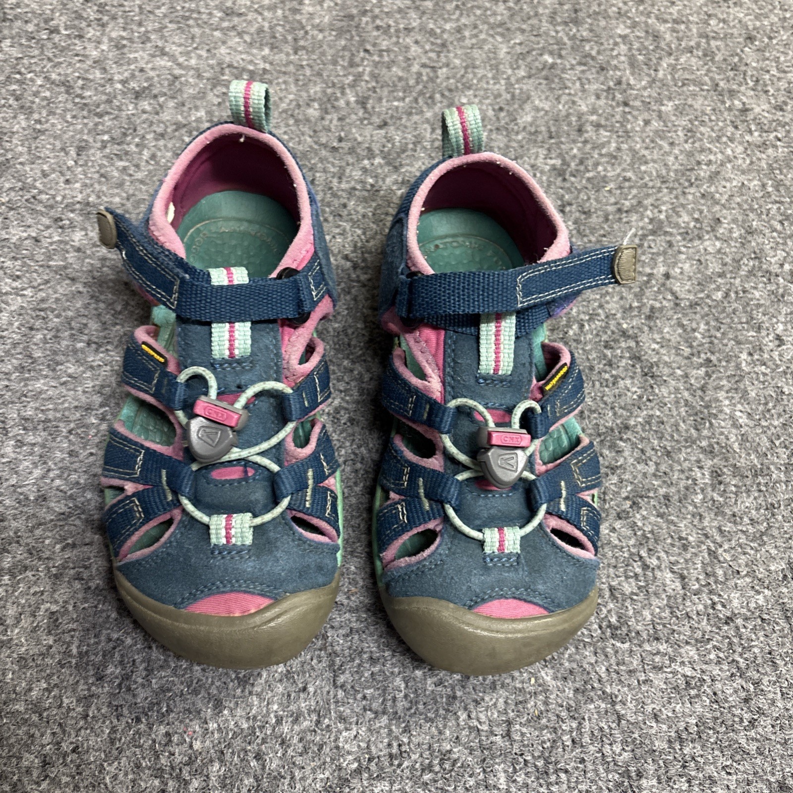 Sandali ibridi KEEN bambina rosa blu acqua taglia 12 outdoor