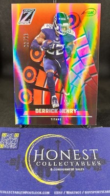 Derrick Henry /50 (SP) - 2022 Panini Zenith Artist Proof SP 32/50 #62