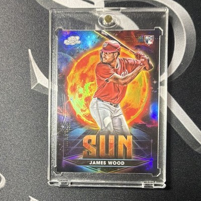 Topps 2025 Cosmic Chrome Planetary Pursuit Sun James Wood RC #PPS-7 Nats