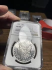 1882 S Morgan Dollar NGC MS 62 Pure White Flashy PQ++
