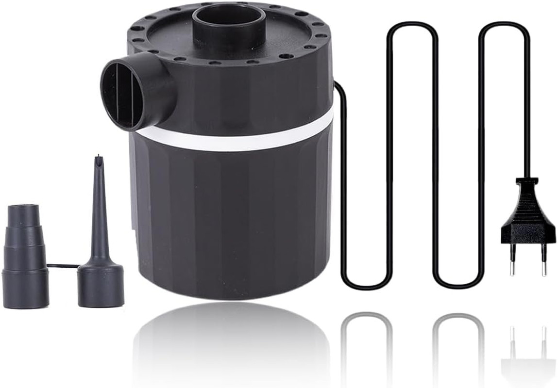 Inflador Electrico, Bomba de Aire Eléctrica Portátil, 2 en 1 Hinchador Colchon H