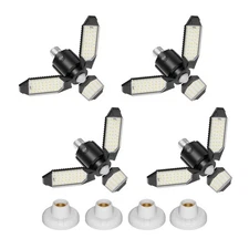 4-Pack Garage Lights with Motion Sensor, 8000LM Motion Sensor Light Indoor wi...