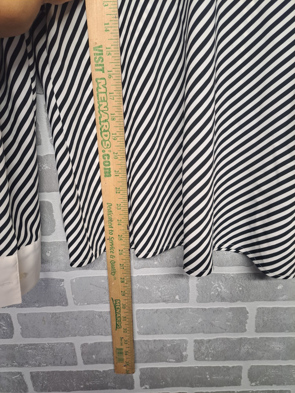 Notations 90s Striped Button Down,Long Sleeve Cla… - image 8