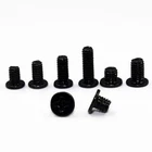 M1.4 M2 M2.5 M3 Black Phillip Wafer Flat Head Machine Screw Laptop Notebook Bolt
