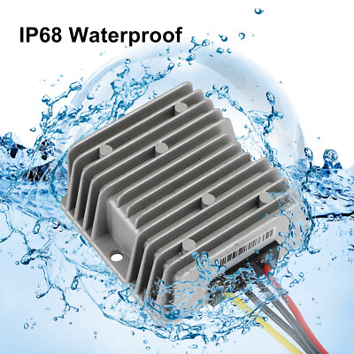 Waterproof DC/DC Converter Regulator 12V Step Up to 15V 10A 150W US