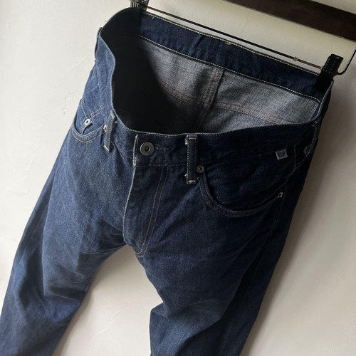 Excellent BAPE Pants M Ursus Bape Bathing Ape Denim Red Ear Selvedge