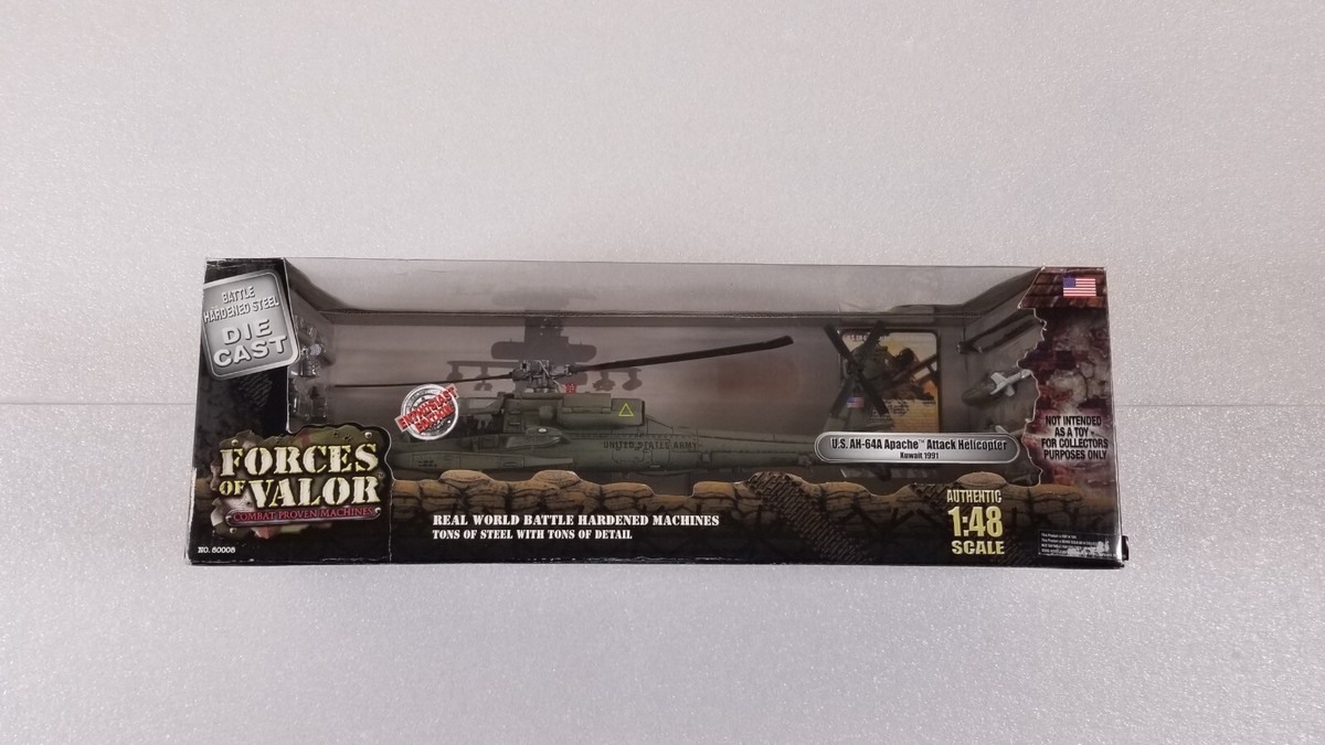 FORCE OF VALOR AH-64Aアパッチ 1/48 ダイキャストメタル FORCE OF VALOR AH-64Aアパッチ 1/48 ダイキャストメタル