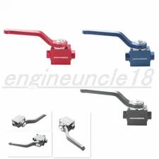 US SHIP 1/8" inch NPT Brake Line Lock Shut Off Valve Lock Adapter Aluminum