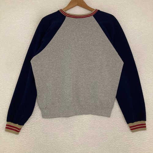 Vtg Disney Design Mickey USA Made Sweatshirt Womens M Crewneck Raglan Sleeve 90s - Picture 4 of 9