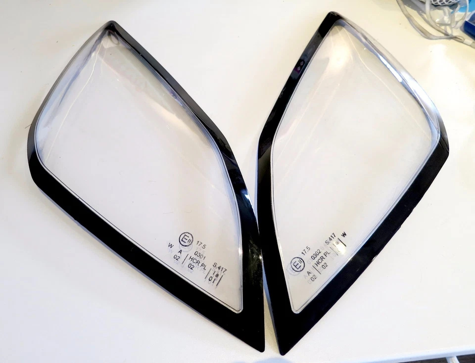 Vauxhall VX220 / Opel Speedster headlight lenses with E mark - new - Image 2 of 3