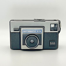 Vintage Kodak Instamatic X-15 126 Film Camera with Wrist Strap Tested Working 