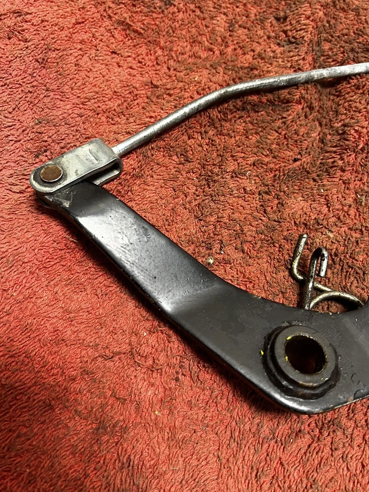 Kawasaki Ke100-B 1986 pedal de palanca de freno de pie con acoplamiento Foto 4 de 4