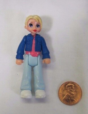 Fisher Price Go Anywhere Sweet Streets Blonde Girl Woman For Pick-Up Horse Set