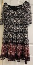 Women’s Plus Size 18W Danny and Nicole Fit & Flare Knee Length Lace Dress NWT
