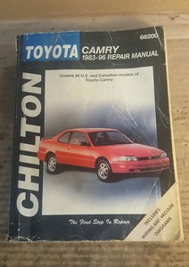 Repair Manual Chilton 68200 Fits 83 96 Toyota Camry 10 Ebay