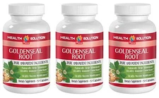 Immune Vitamins Capsules - Goldenseal Root 520mg - Goldenseal Seeds 3B