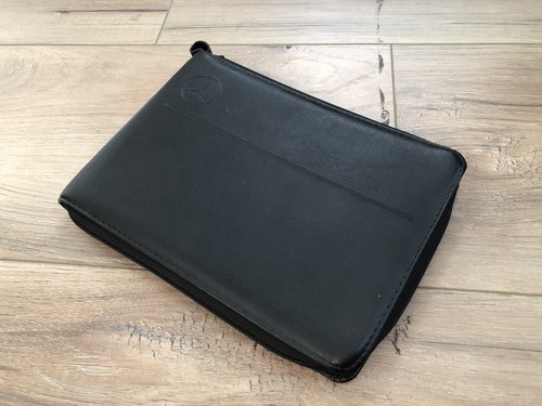 Mercedes Owners Manual Case, Wallet Holder Binder W/Zipper OEM Classic Item B675 - Picture 3 of 7
