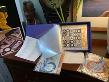 Scrapbook A YEAR IN REVIEW 12x10 Album LOTS Of Scrapbooking Accessories NEW