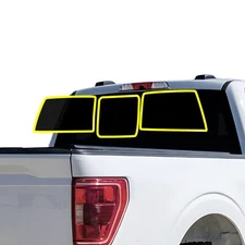 Precut Rear Windshield Nano Ceramic Window Tint Film Kit Fits Ford F-150 15-20