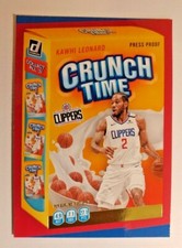 2020-21 PANINI DONRUSS CRUNCH TIME GOLD PRESS PROOF KAWHI LEONARD